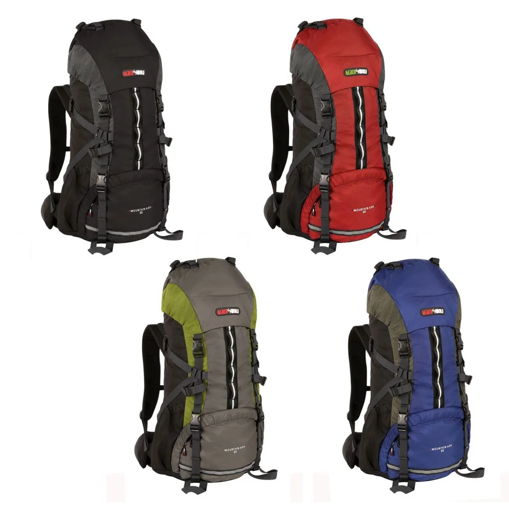 Black wolf 65 litre backpack best sale